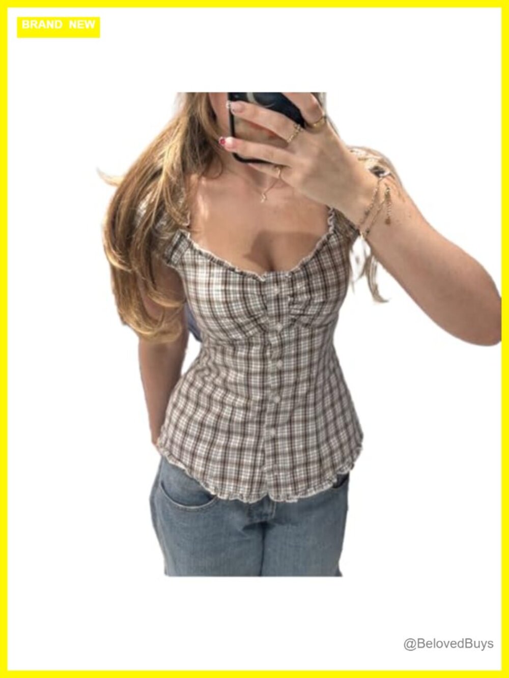 Fairy Grunge Puff Sleeve Corset Top Ribbed Sweetheart Tee Y2K